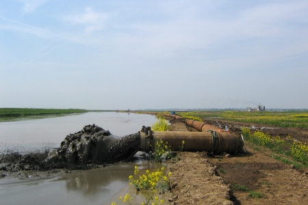 Beneficial use of dredged sediment